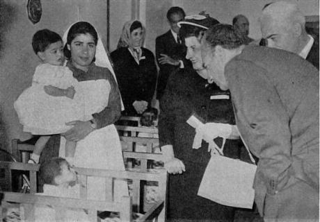 ROYALTY AND THE PEOPLE: Shah visits Nursery in Tabriz (1960's)